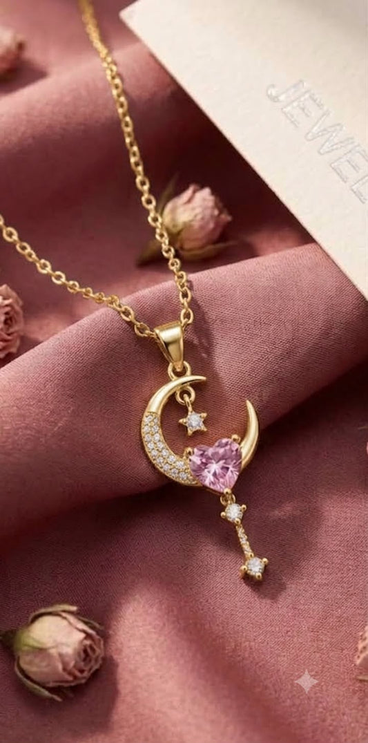 Over the Moon Necklace