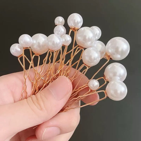 Pinned by Pearls! Hair pins( pack of 6 )