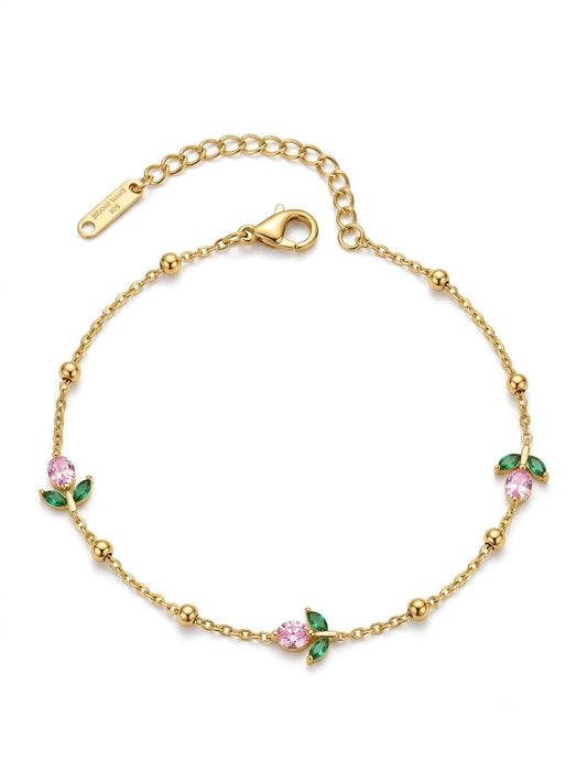 Tiny Obsession Tulip Anklet