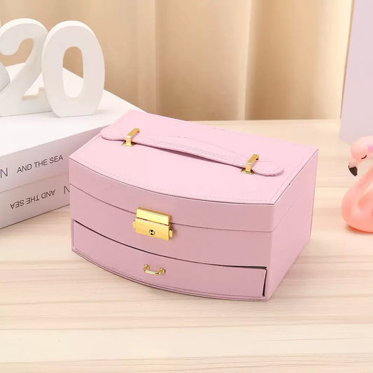 Pretty Pink Keepsake Jewellery Organiser