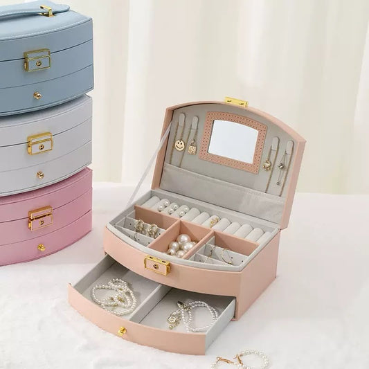 Pretty Pink Keepsake Jewellery Organiser