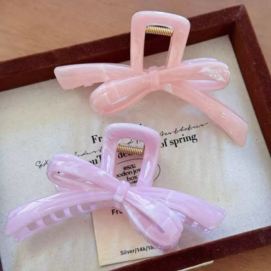 Pinteresty Pastel Ribbon Claw Clips