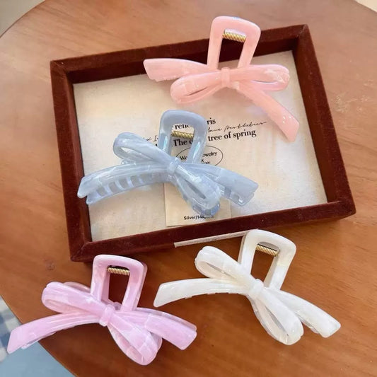 Pinteresty Pastel Ribbon Claw Clips