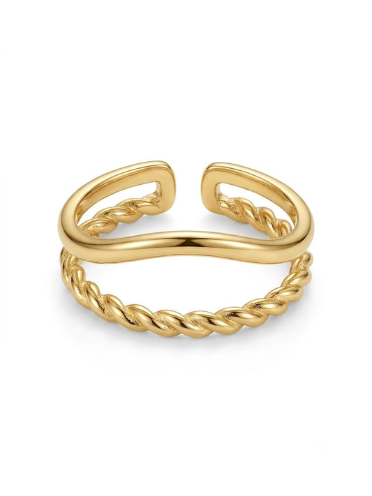 Twisted Arc Ring