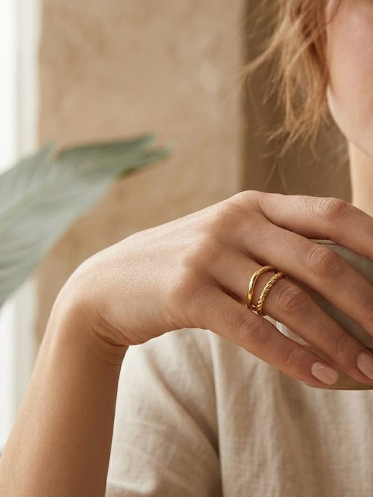 Twisted Arc Ring