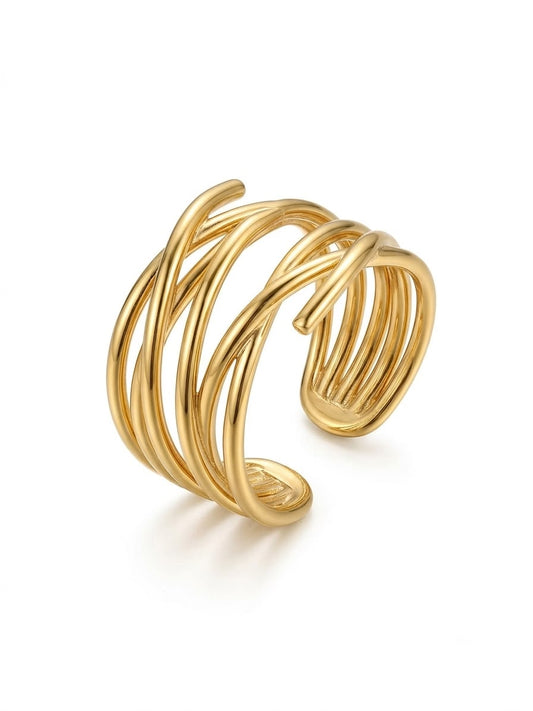 Interwoven Glow Ring