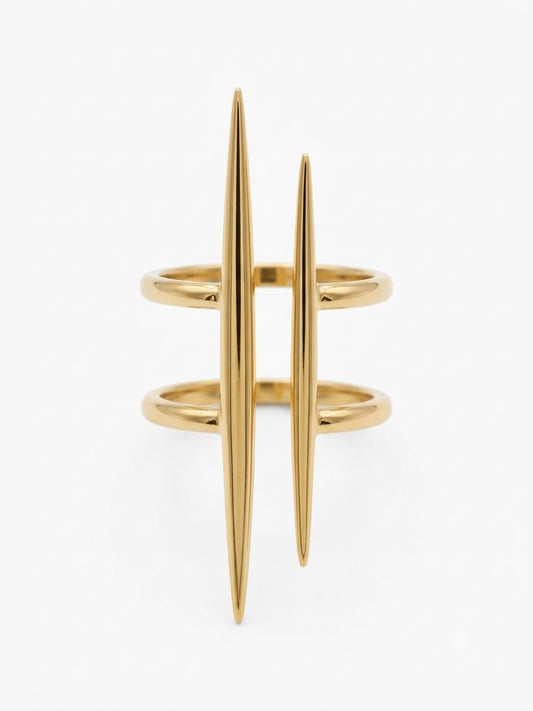 Parallel Universe Gold Ring