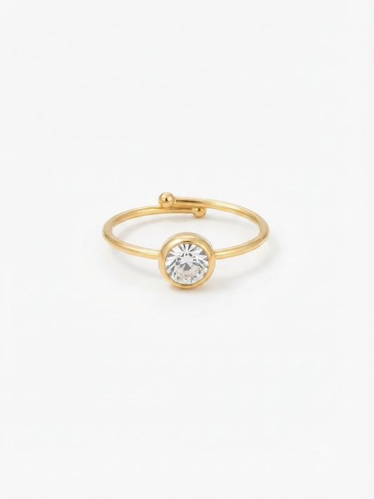 Dew Sparkle Solitaire Ring