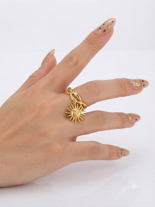 Solar Dangle Ring
