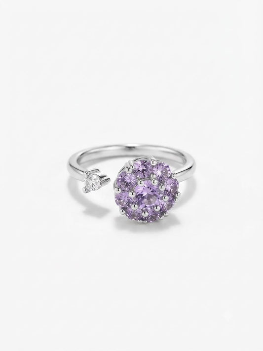 Violet Vibe Elegant Ring