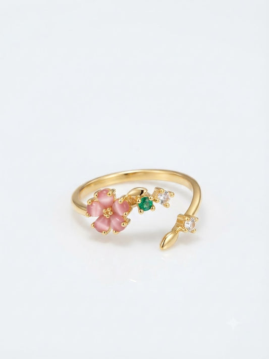 Pink Whim Wrap Ring