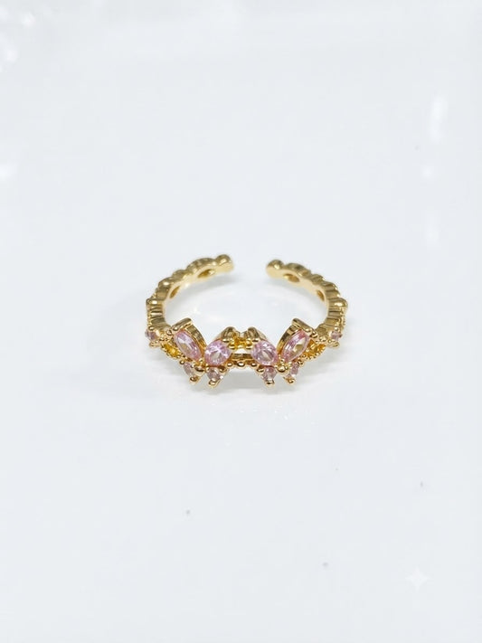 Soft Flutter Duet Ring