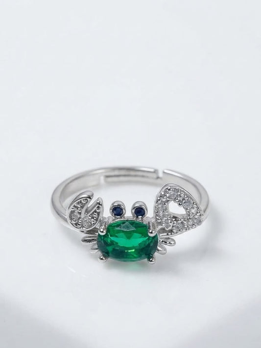 Emerald Tide Crab Ring