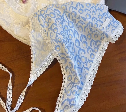 Blue Baby Lacey Bandana