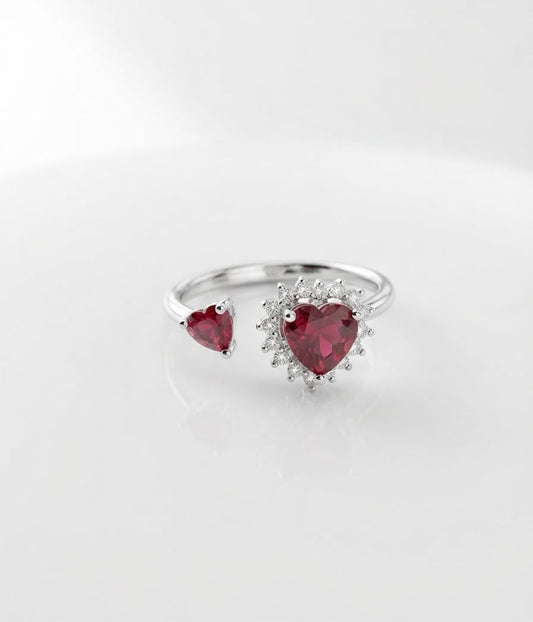 Red Riding Heart Ring