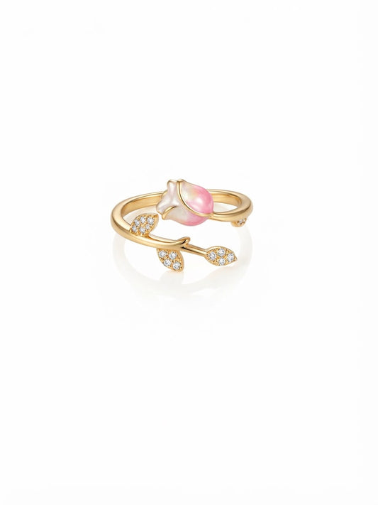 Pink Whisper Wrap Ring