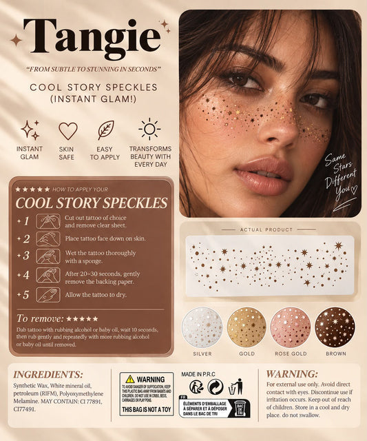 Glitter Glaze Freckle Stickers