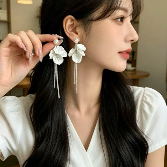 Soft-fall Fringe Earrings