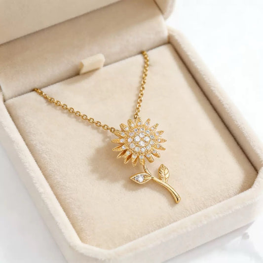 Golden Sun-spell Necklace