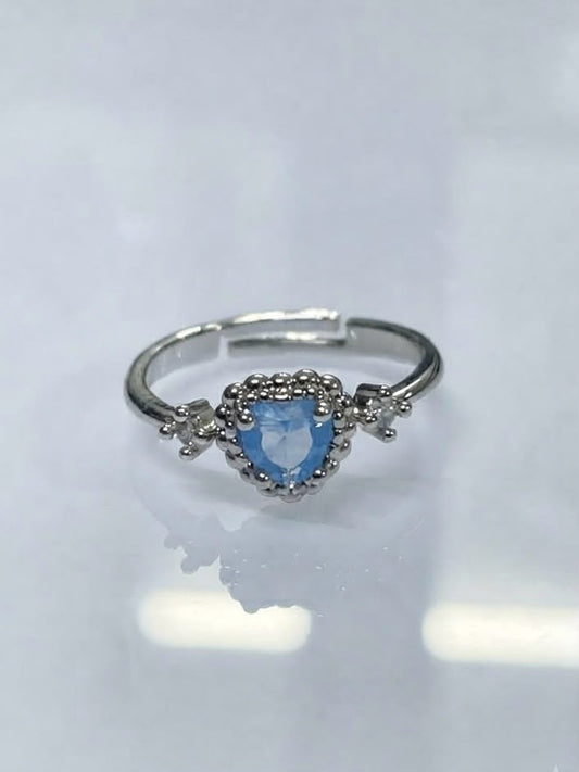 Iced Queen Heart Ring