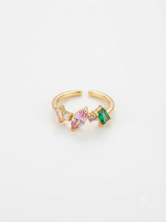 Soft-Kaleido Gemstones Ring
