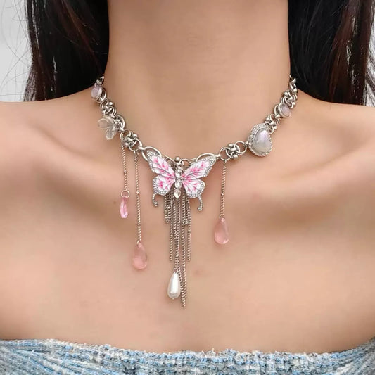 Pixie-Flutter Whimsical Necklace
