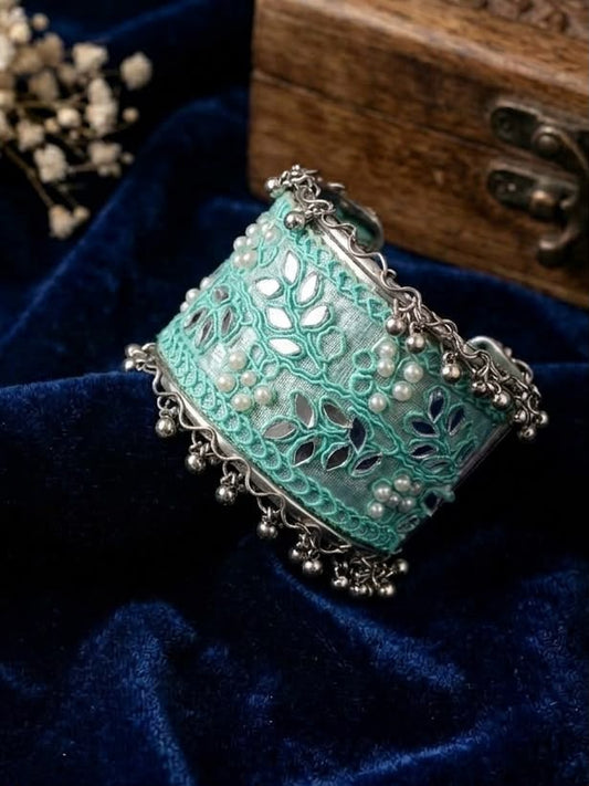 The Azure Artisan Cuff