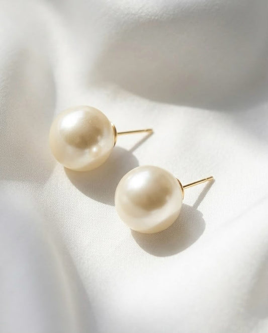 Over-the-Top Pearl Stud Earrings