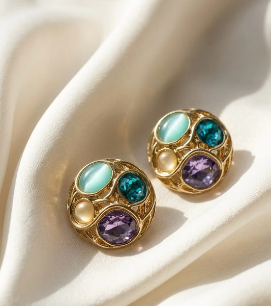 Aura Gem Multicolour Dreamy Earrings