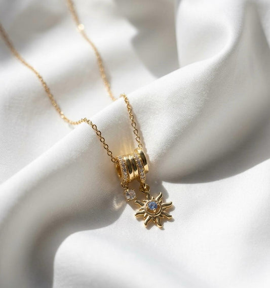 Solstice Glow Charm Necklace