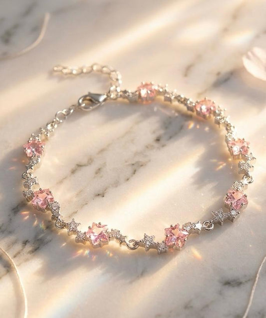 Starlight Sakura Charm Bracelet