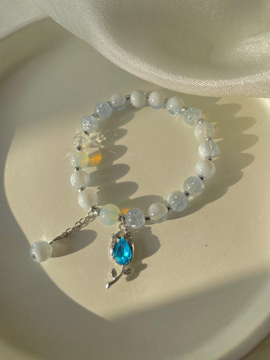 Rosie Rose Bracelet- blue