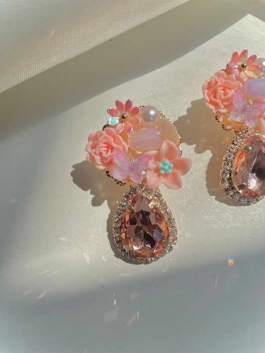 Peach Fantasy Earrings