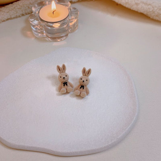 Cute Teddy Bunny Earrings