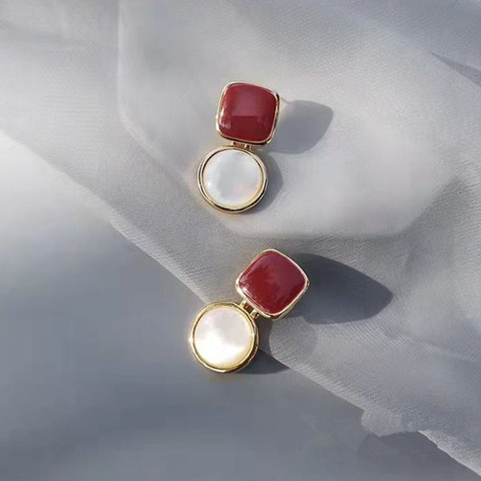 December Red Earrings