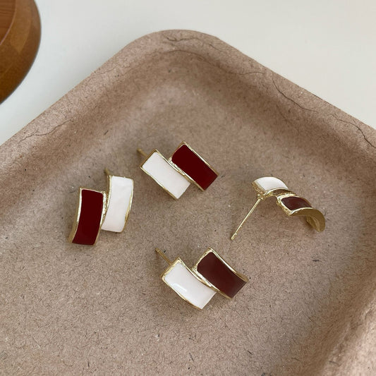 Tessa Cherry Red Earrings