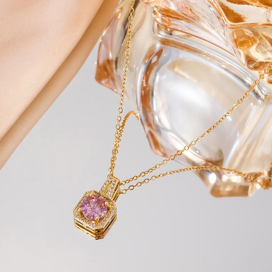 Promise Necklace- pink