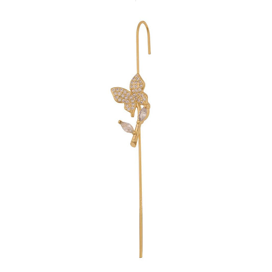 Butterfly Flower Earcuff