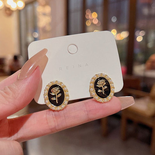 Heirloom Rose Earrings