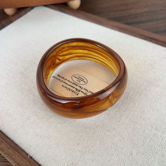 Chunky Drip Acrylic Bangle