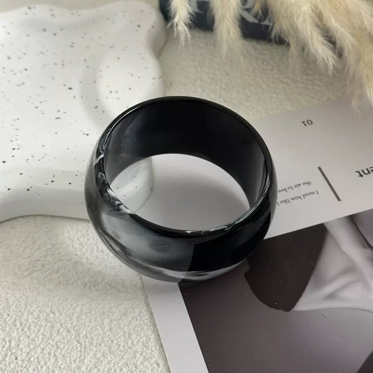 Bare n Black Acrylic Bangle