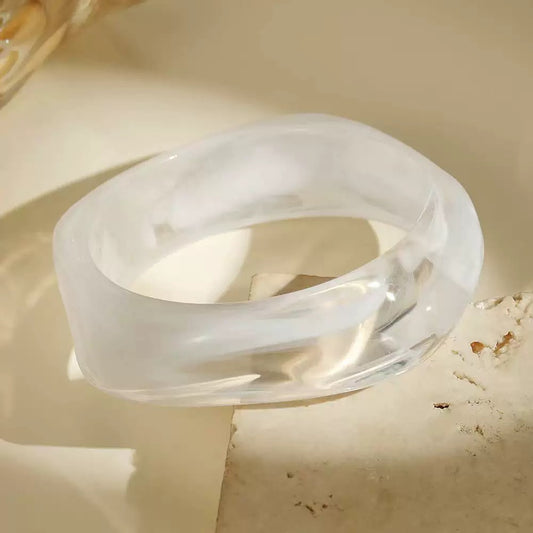 Lucid Clear Acrylic Bangle