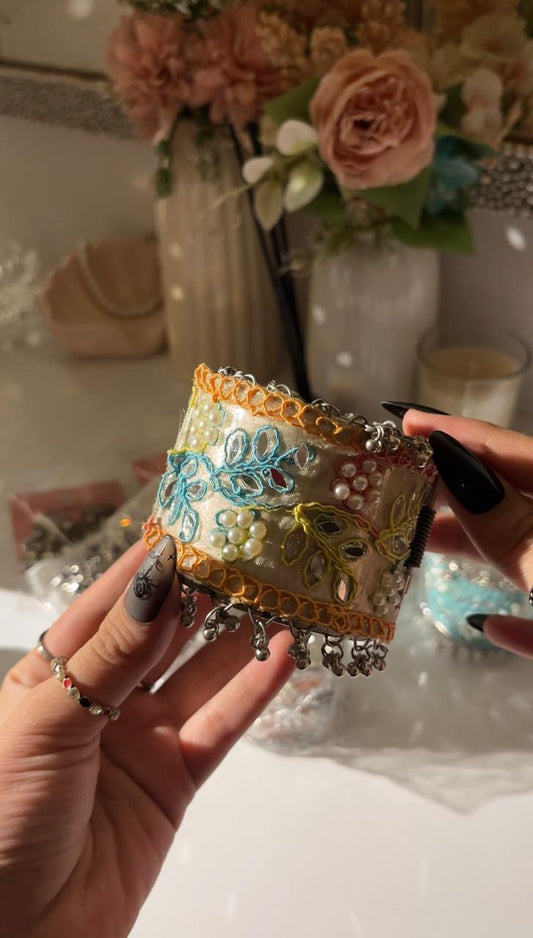 Boho Blooms Ghungroo Cuff
