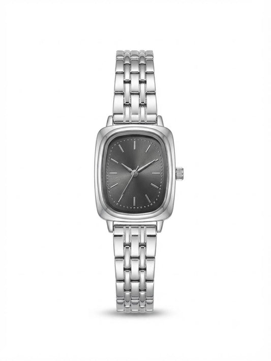Ashy Haze Silver Link Band Watch
