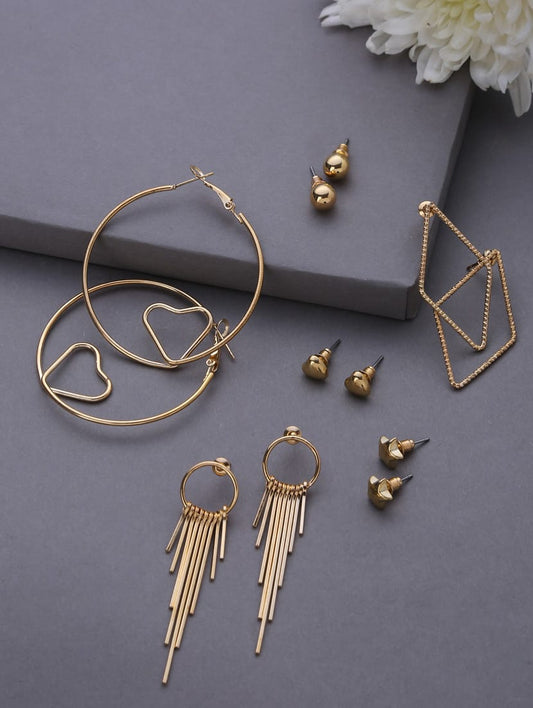 Combo of 6 Unique Statement Earrings
