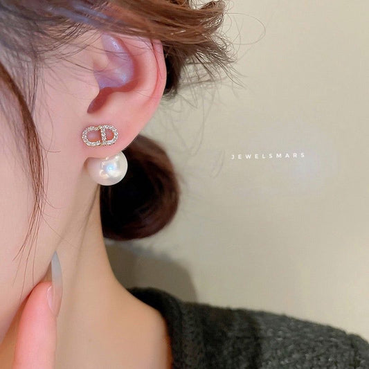 Dior CD Branded earrings- can be styles in multiple ways