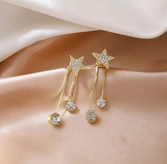 KOREAN PREMIUM STAR DROP EARRINGS