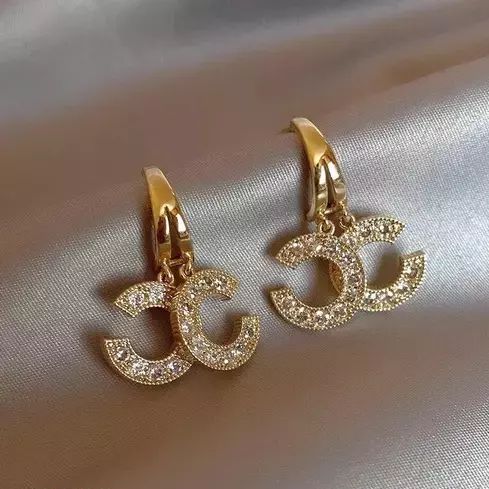 Korean Double C Classic Earrings