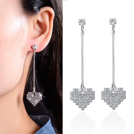 My Heart goes Stero Korean earrings