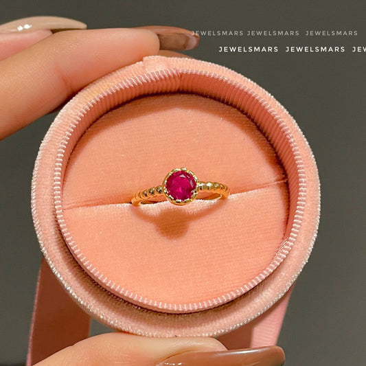 Rumi Pink Minimal Ring